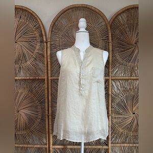 CP Shades Sleeveless Linen Tunic